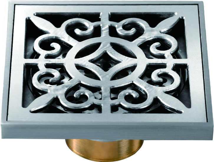 志良順獅窗花彈簧式自封防臭地漏