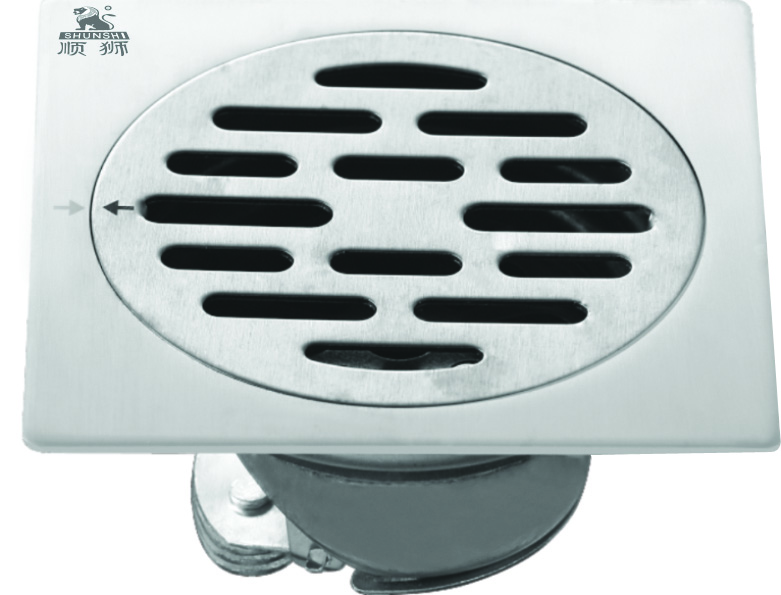 志良順獅DN75大自封防臭地漏