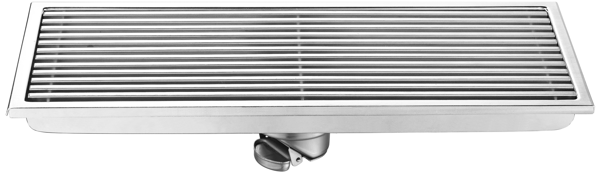 志良順獅牌304不銹鋼浴室衛(wèi)生間翻邊防臭長地漏