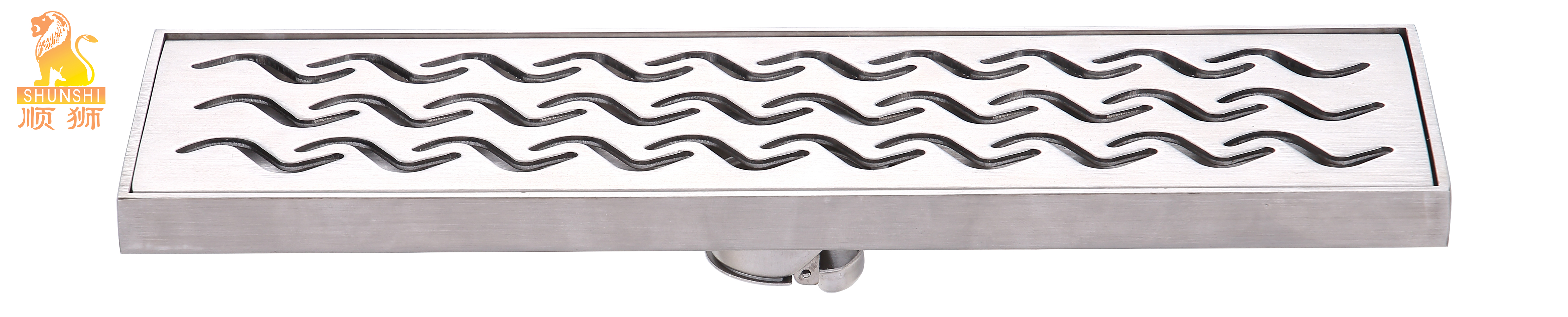 志良衛(wèi)浴順獅牌波浪紋防臭長(zhǎng)地漏